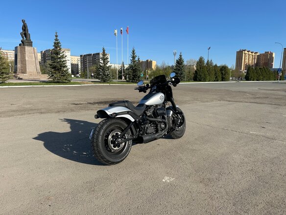 2020 Harley-Davidson Fat Bob, серебристый, 2180000 рублей - вид 1