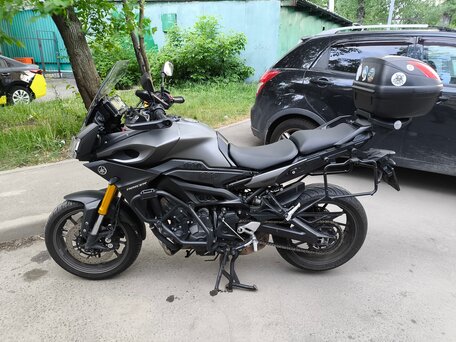 2015 Yamaha MT-09 Tracer (FJ-09), серый, 600000 рублей, вид 2