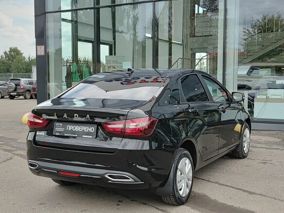 2023 Lada (ВАЗ) Vesta I Рестайлинг (NG), чёрный - вид 4