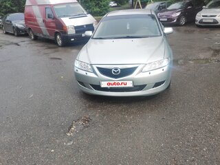 2005 Mazda 6 I (GG) Рестайлинг, серебристый, 200000 рублей, вид 2