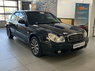 2006 Hyundai Sonata ТагАЗ IV (EF) Рестайлинг, чёрный, 380000 рублей, вид 3