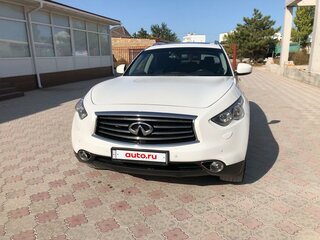 2012 Infiniti FX30d II (S51) Рестайлинг, белый, 1900000 рублей, вид 4