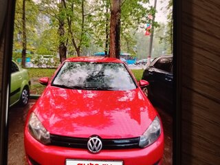 2010 Volkswagen Golf VI, красный, 620000 рублей, вид 2