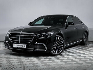 2021 Mercedes-Benz S-Класс 450 4MATIC VII (W223), чёрный, 9900000 рублей, вид 1