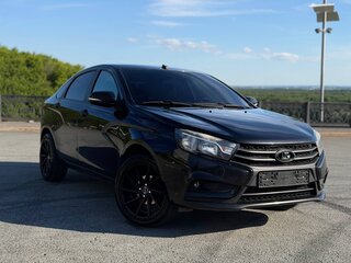 2015 Lada (ВАЗ) Vesta I, чёрный, 800000 рублей, вид 1