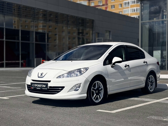 2014 Peugeot 408 I, белый - вид 1
