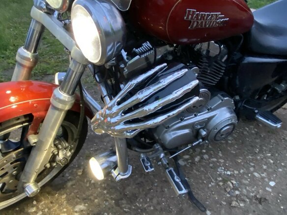 2014 Harley-Davidson Sportster 1200, оранжевый, 790000 рублей - вид 3