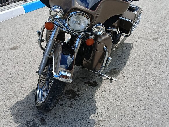 2005 Harley-Davidson Electra Glide, коричневый, 900000 рублей - вид 1