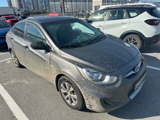 2014 Hyundai Solaris I Рестайлинг, серый, 750000 рублей, вид 2