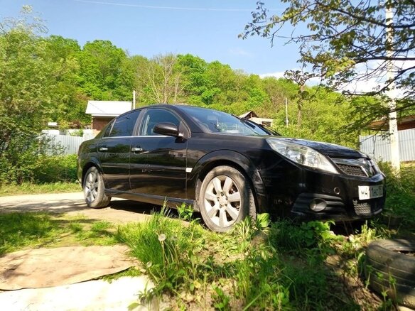 2007 Opel Vectra C Рестайлинг, чёрный, 470000 рублей - вид 3