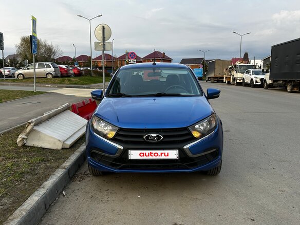 2020 Lada (ВАЗ) Granta I Рестайлинг, синий, 610000 рублей