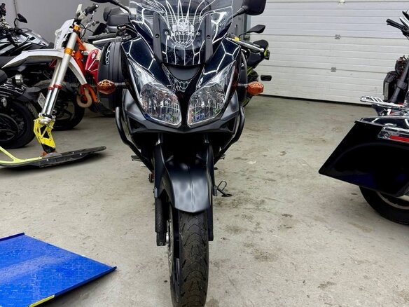 2008 Suzuki V-Strom DL 650, чёрный, 530000 рублей - вид 3