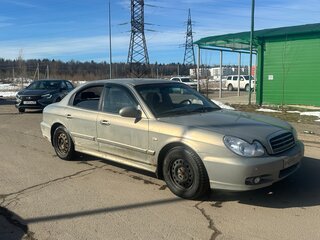 2007 Hyundai Sonata ТагАЗ IV (EF) Рестайлинг, бежевый, 200000 рублей, вид 2