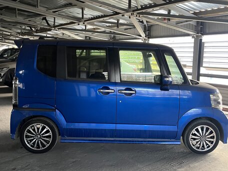 2016 Honda N-BOX I Рестайлинг, синий, 895000 рублей, вид 3