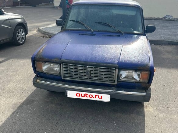 2001 Lada (ВАЗ) 2107, синий, 65000 рублей