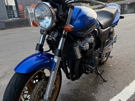 2004 Honda CB 400 Super Four, синий, 345000 рублей, вид 3