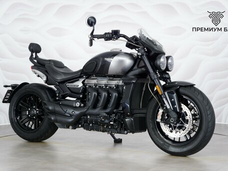2021 Triumph Rocket 3, чёрный, 1899000 рублей, вид 5