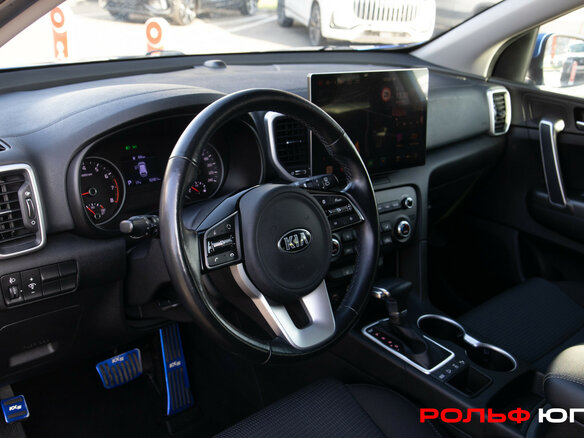 2021 Kia Sportage IV Рестайлинг, синий, 2753000 рублей - вид 8