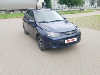 2014 Lada (ВАЗ) Kalina II, синий, 429000 рублей, вид 3