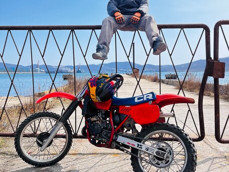 1983 Honda CR 125R, красный, 149000 рублей, вид 1