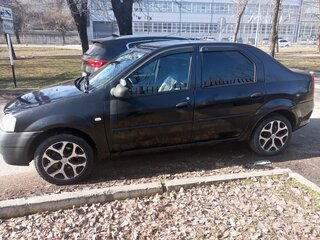 2009 Renault Logan I, чёрный, 380000 рублей, вид 1