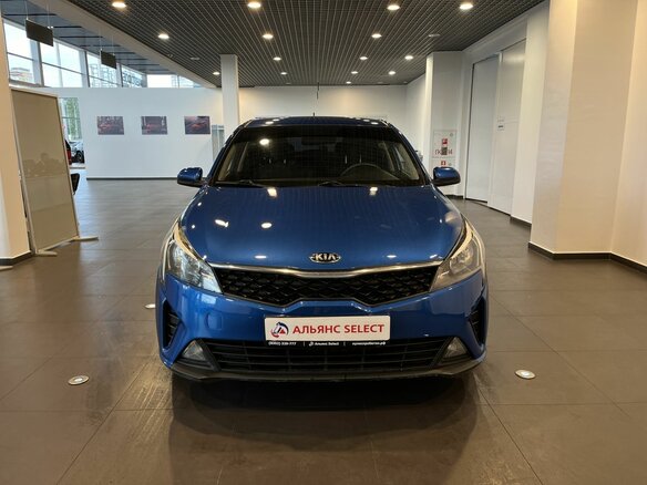 2021 Kia Rio IV Рестайлинг, синий - вид 7