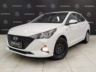 2022 Hyundai Solaris II Рестайлинг, белый, 1535000 рублей, вид 1