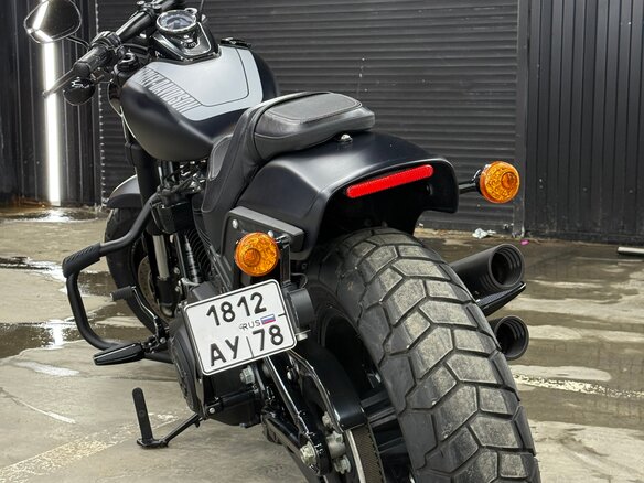 2021 Harley-Davidson Fat Bob, чёрный, 1850000 рублей - вид 3
