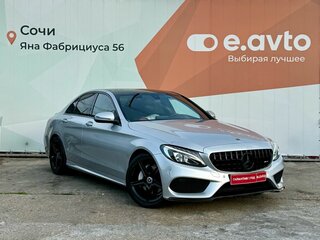2017 Mercedes-Benz C-Класс 180 9G-TRONIC IV (W205), серебристый, 2149000 рублей, вид 3