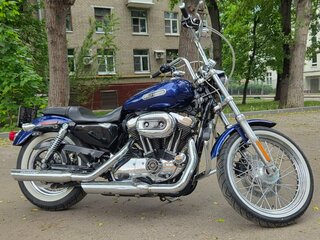 2006 Harley-Davidson Sportster 1200, синий, 550000 рублей, вид 1