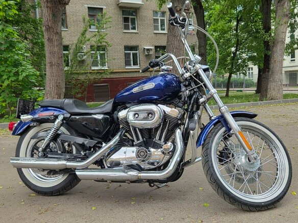 2006 Harley-Davidson Sportster 1200, синий, 550000 рублей