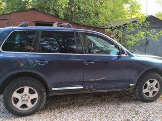 2003 Volkswagen Touareg I, синий, 400000 рублей, вид 2