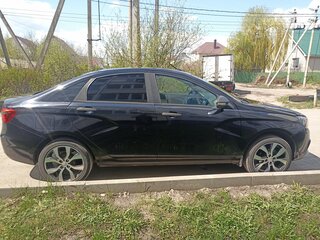 2020 Lada (ВАЗ) Vesta I, чёрный, 1100000 рублей, вид 3