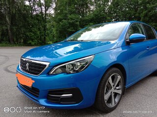 2021 Peugeot 308 II Рестайлинг, синий, 890000 рублей, вид 1