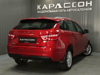 2018 Lada (ВАЗ) Vesta SW I, красный, 1075000 рублей, вид 2