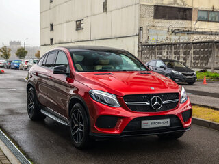 2018 Mercedes-Benz GLE Coupe 350 d I (C292), красный, 5199000 рублей, вид 5