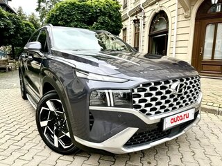 2020 Hyundai Santa Fe IV Рестайлинг, фиолетовый, 3750000 рублей, вид 3