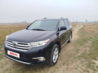 2013 Toyota Highlander II (XU40) Рестайлинг, чёрный, 2450000 рублей, вид 2