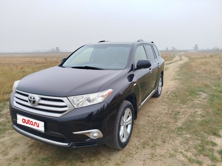 2013 Toyota Highlander II (XU40) Рестайлинг, чёрный, 2450000 рублей, вид 1