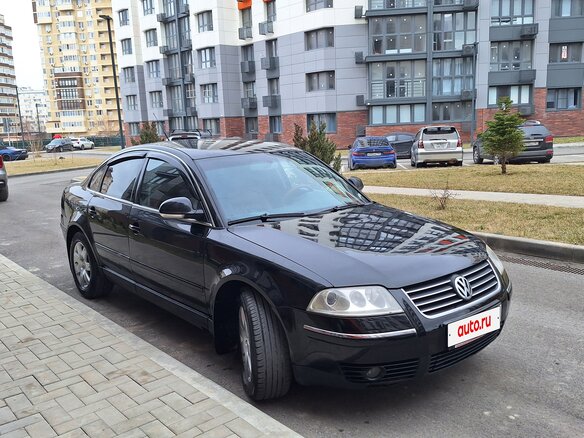 2004 Volkswagen Passat B5 Рестайлинг, чёрный, 710000 рублей - вид 2