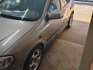 2001 Opel Astra G, серебристый, 400000 рублей, вид 3