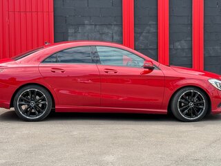 2017 Mercedes-Benz CLA 200 I (C117, X117) Рестайлинг, красный, 2450000 рублей, вид 4