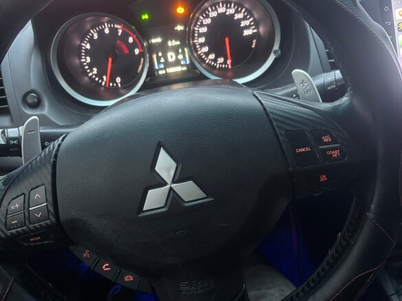 2008 Mitsubishi Lancer X, чёрный, 950000 рублей - вид 4