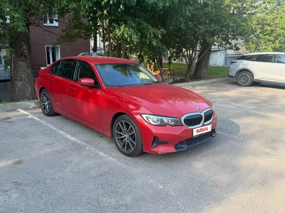 2020 BMW 3 серии 318d VII (G2x), красный, 3200000 рублей - вид 3