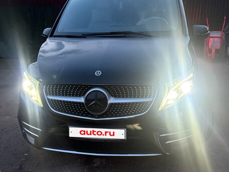 2021 Mercedes-Benz V-Класс Long 250 d длинный III (W447) Рестайлинг, чёрный, 5699999 рублей, вид 3