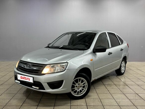 2014 Lada (ВАЗ) Granta I, серебристый, 310000 рублей