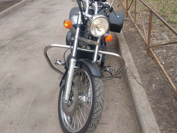 2008 Honda Shadow 750, серебристый, 480000 рублей