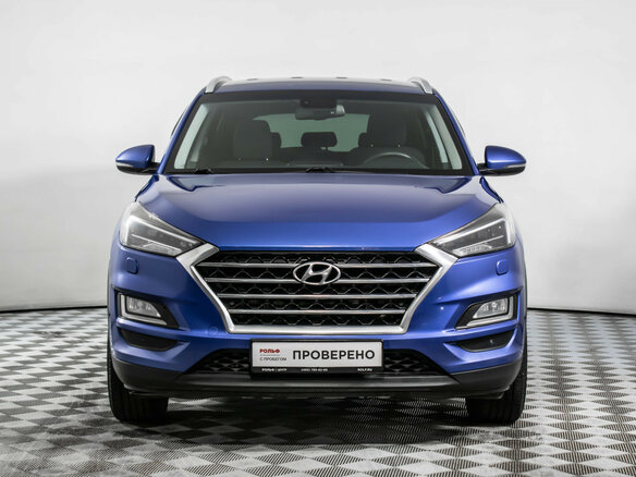2018 Hyundai Tucson III Рестайлинг, синий, 1549000 рублей - вид 1
