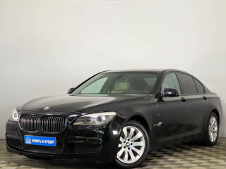2011 BMW 7 серии 750i xDrive V (F01/F02/F04), чёрный, 1619000 рублей, вид 3
