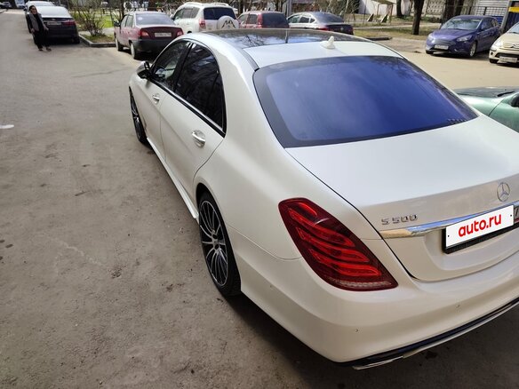 2014 Mercedes-Benz S-Класс 500 Long VI (W222, C217), белый, 3200000 рублей - вид 7